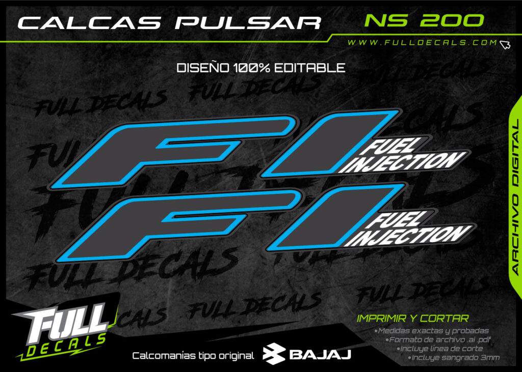 Calcas Pulsar Ns Fi Dise O Tipo Original Full Decals