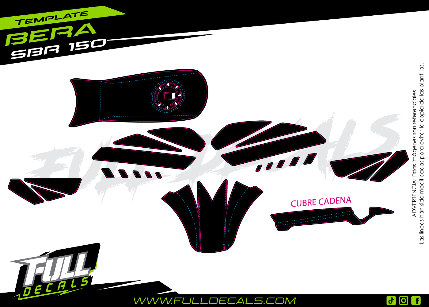 BERA SBR 150 PLANTILLA