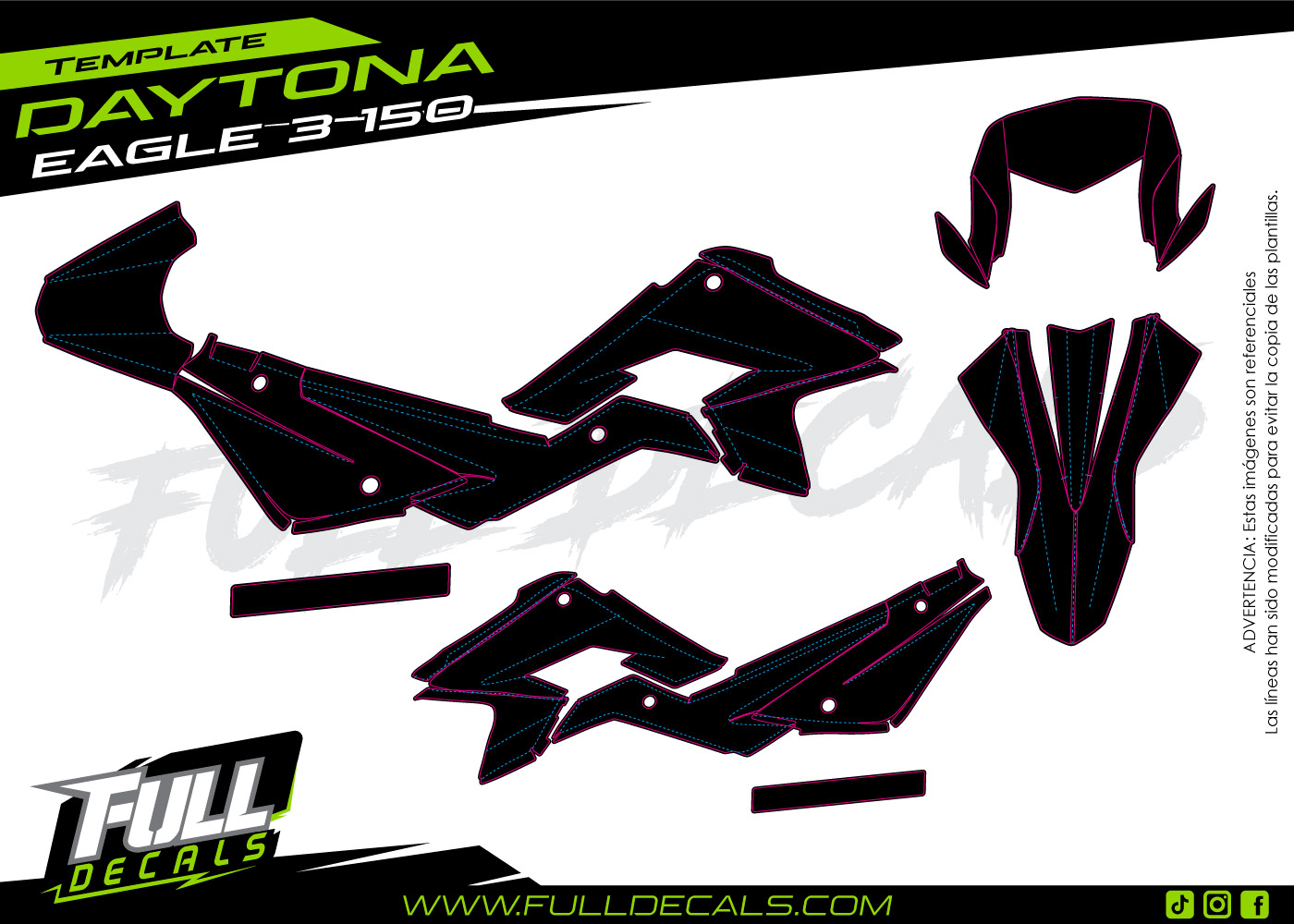 Daytona Eagle 3 150 PLANTILLA